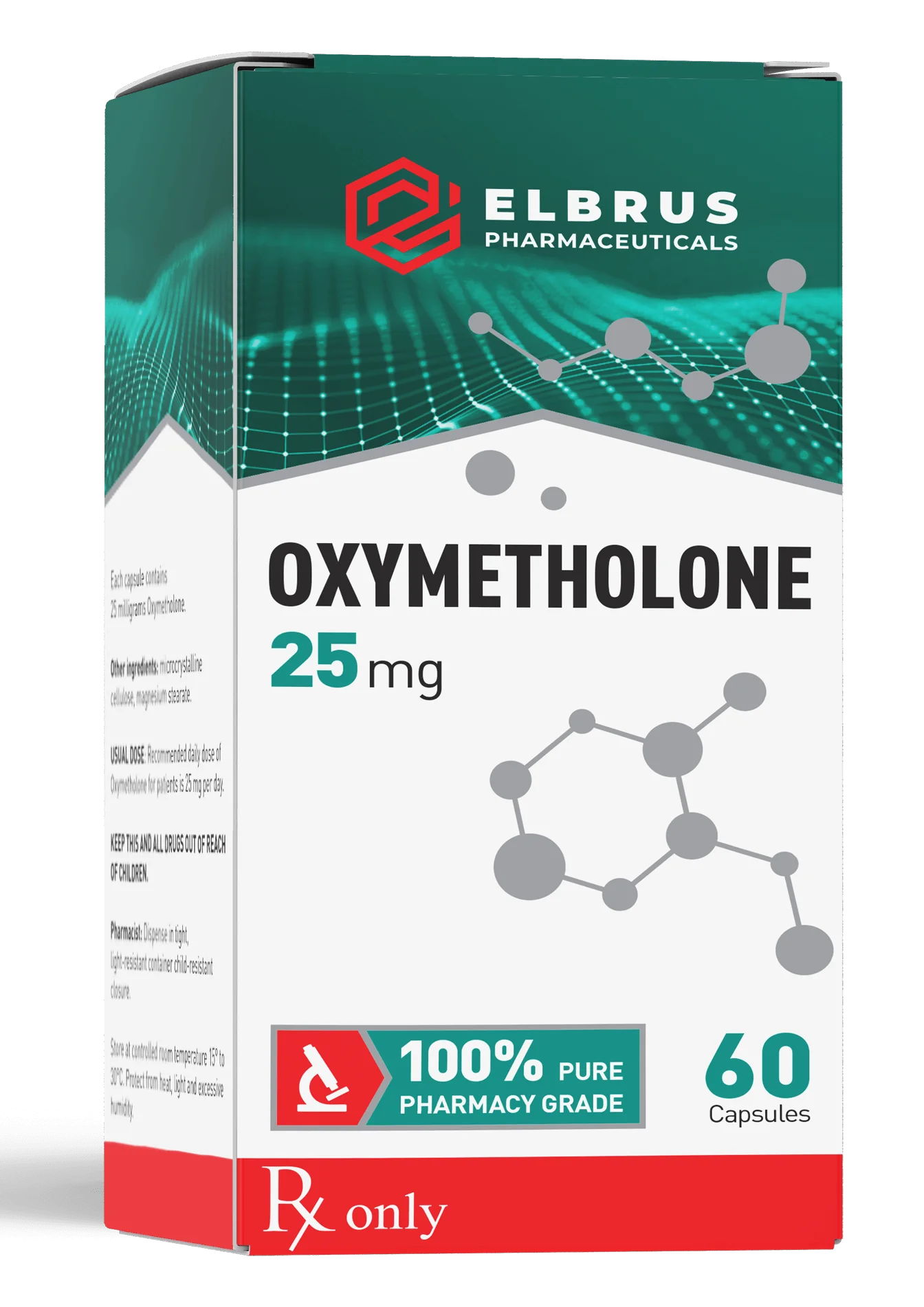 Elbrus Pharmaceuticals Oxymetholon 25