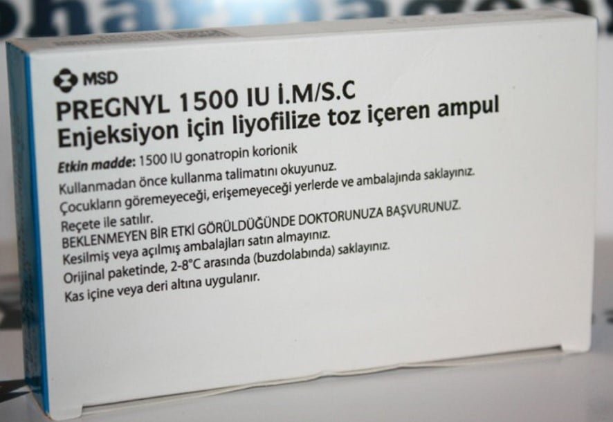 MSD Pregnyl 3x500iu (HCG)