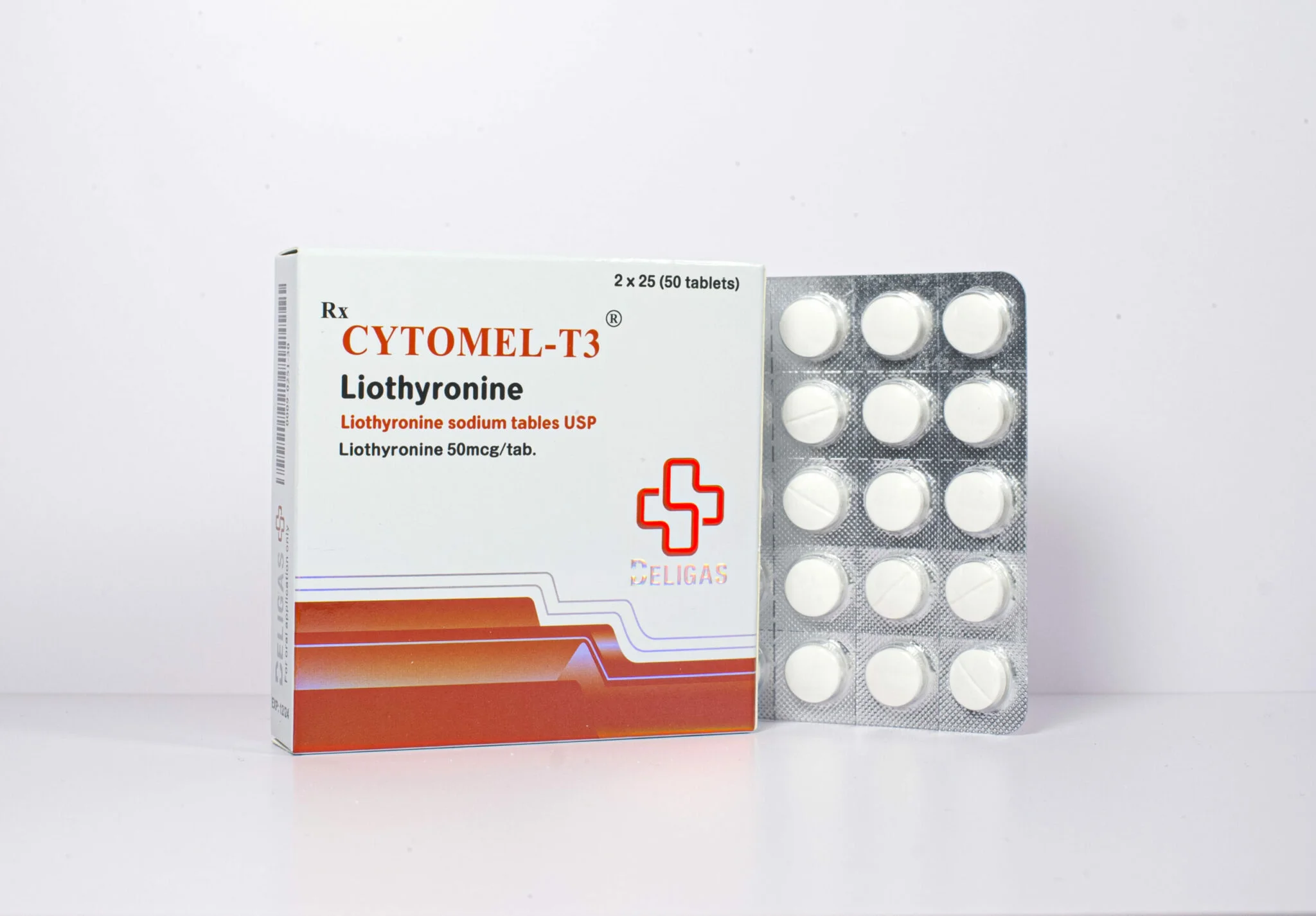 Beligas Cytomel T3 50 mcg (natrijev liotironin)