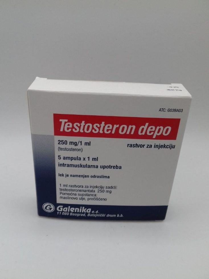 Galenika Testosteron Depo 5x1ml (Testo E)