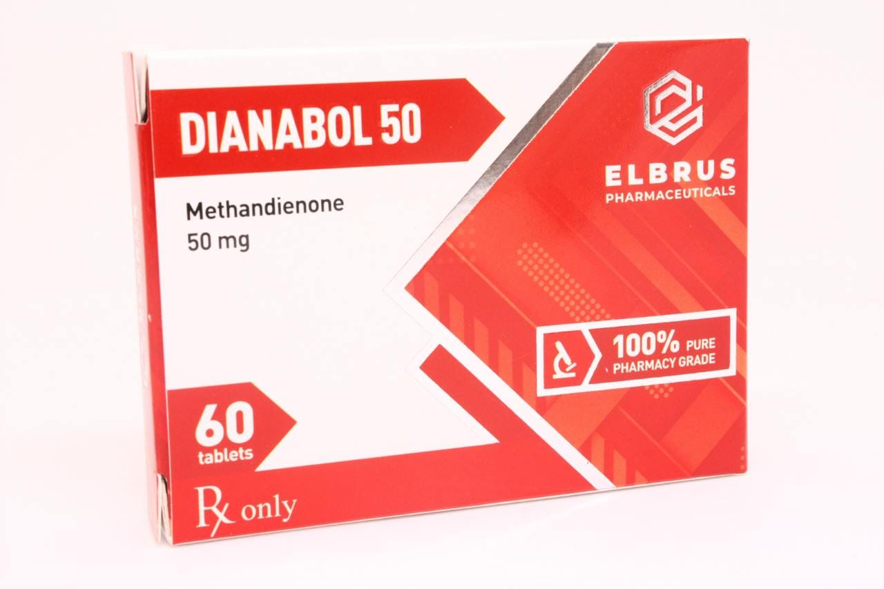 Elbrus Pharmaceuticals Dianabol 50 (Methandienone)