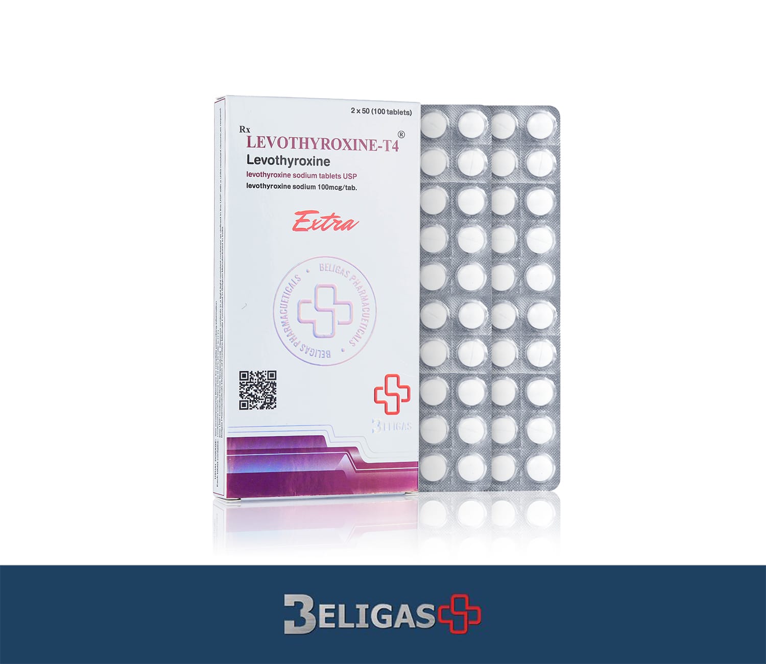 Beligas Levothyroxine T4 100mcg