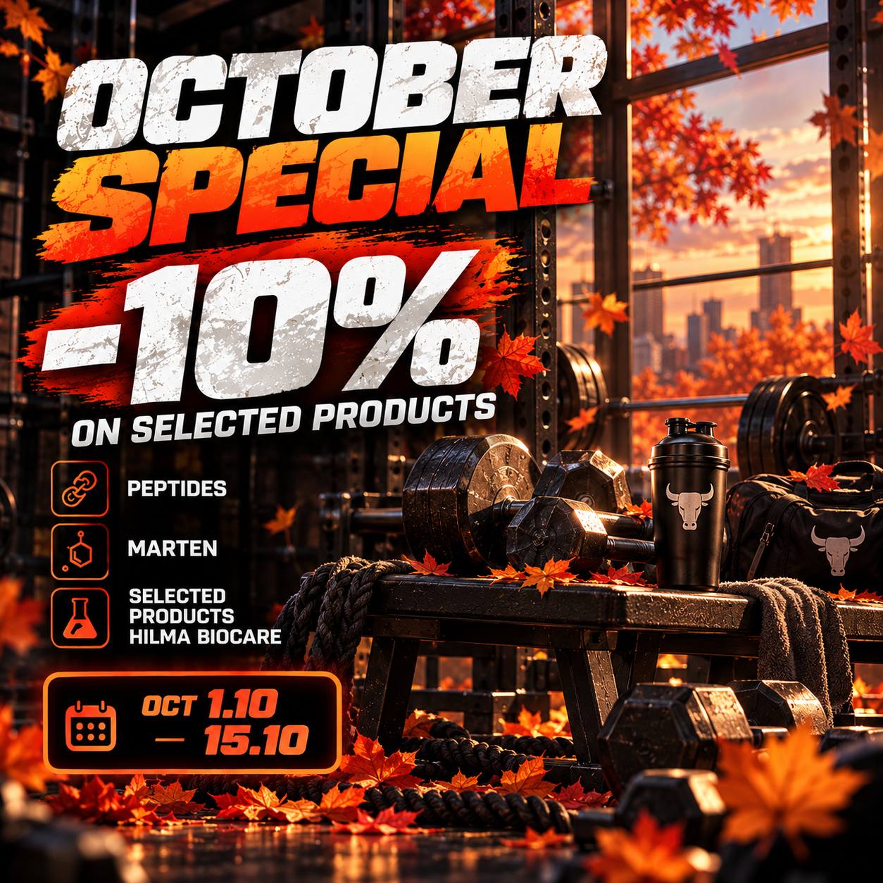 October Special - 10% on Selected Products